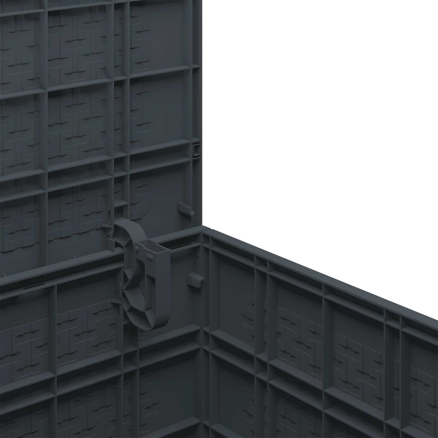 Tuinopslagdoos Antraciet 55 x 53 x 57 cm Polypropyleen