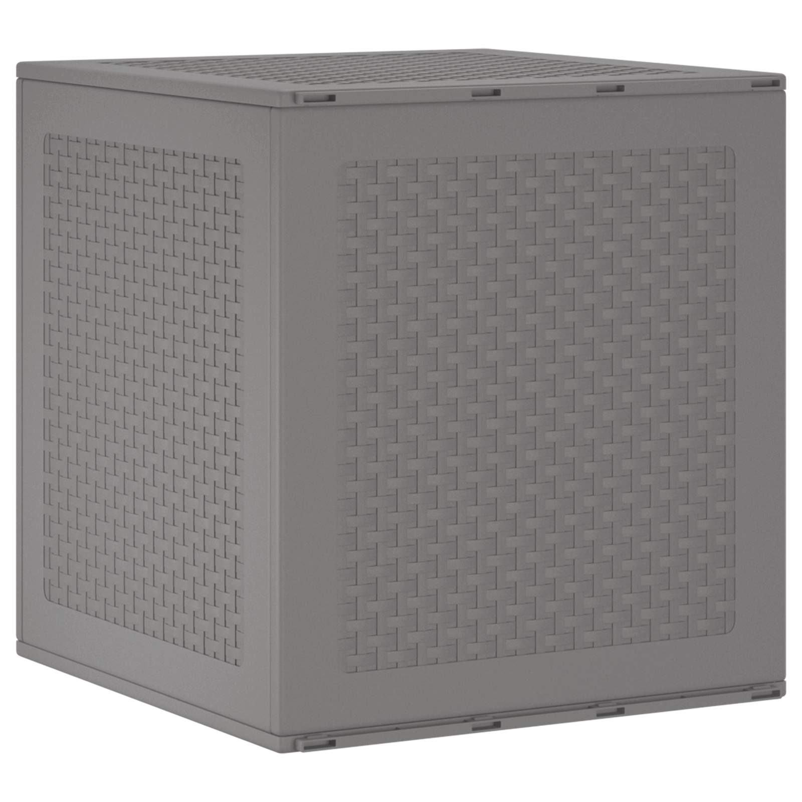 Opbergbox met opslag Lichtgrijs 55 x 53 x 57 cm Polypropyleen is nu te koop bij PeponiXL, paradijselijk wonen!