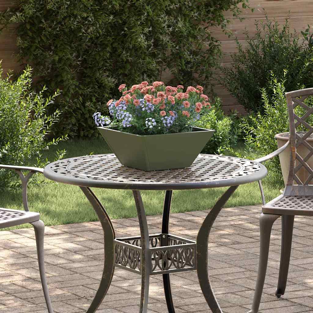 Tuin Bloempot 5 pcs Olijf Groen 35 x 35 x 15 cm is nu te koop bij PeponiXL, paradijselijk wonen!