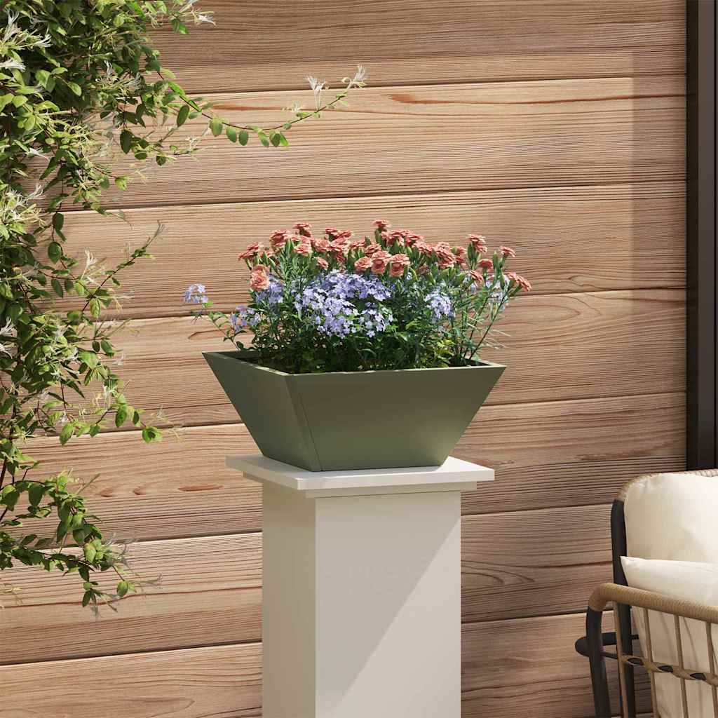 Tuin Bloempot 5 pcs Olijf Groen 35 x 35 x 15 cm is nu te koop bij PeponiXL, paradijselijk wonen!