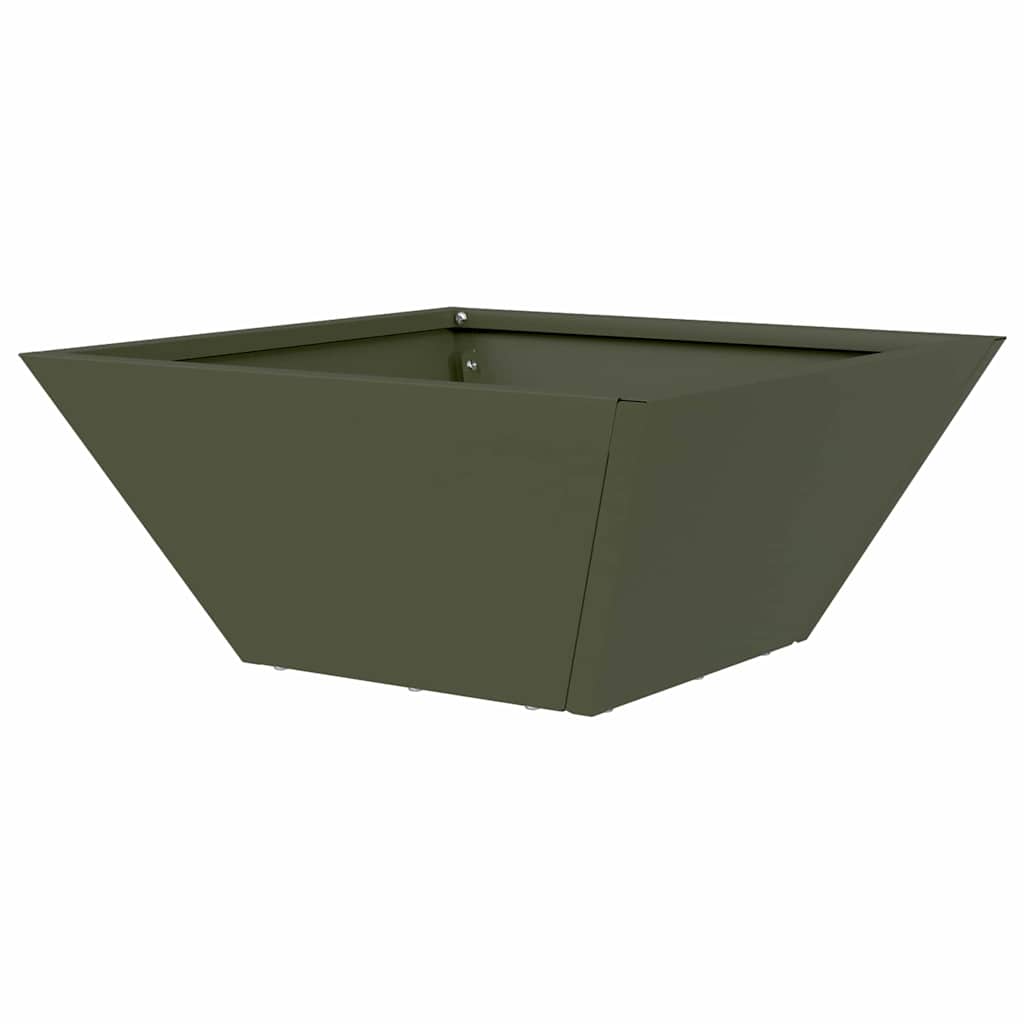 Tuin Bloempot 5 pcs Olijf Groen 35 x 35 x 15 cm is nu te koop bij PeponiXL, paradijselijk wonen!