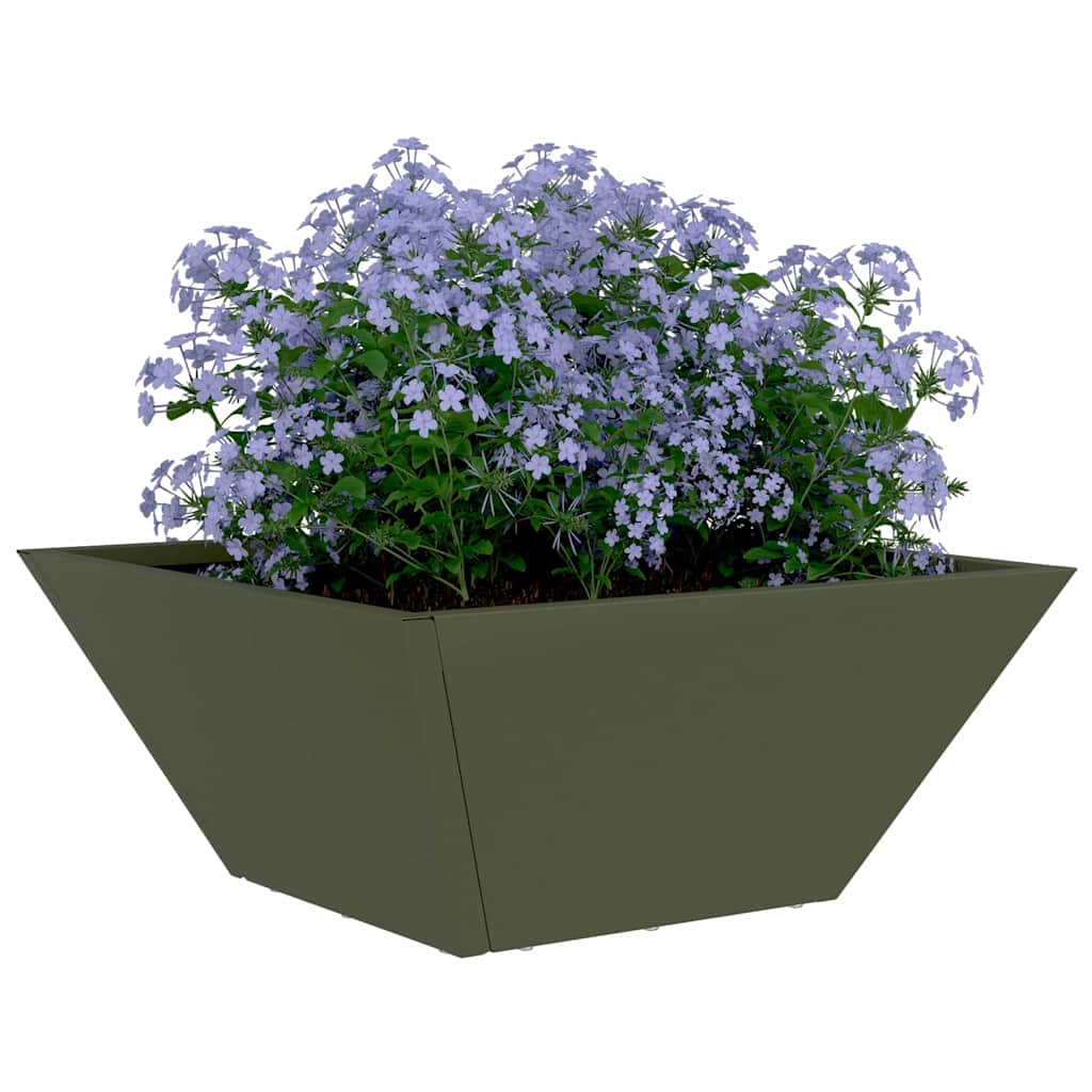 Tuin Bloempot 5 pcs Olijf Groen 35 x 35 x 15 cm is nu te koop bij PeponiXL, paradijselijk wonen!