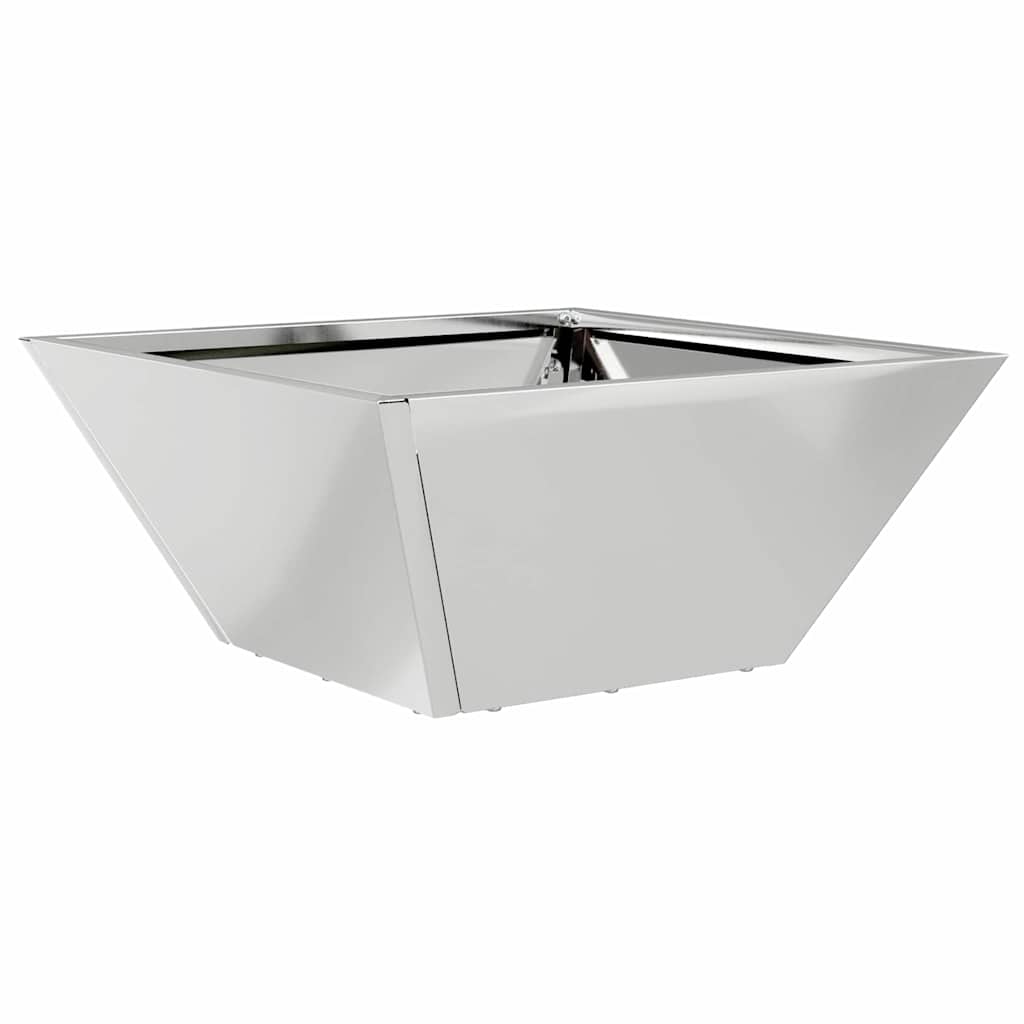 Tuin Bloempot Zilver 35 x 35 x 15 cm Gegalvaniseerd staal is nu te koop bij PeponiXL, paradijselijk wonen!