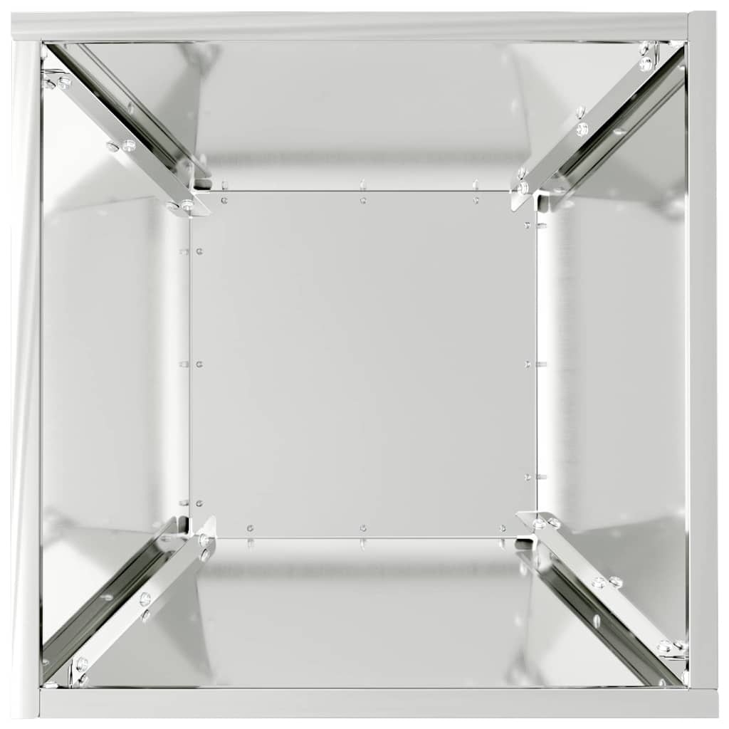 Tuin Bloempot 5 pcs Zilver 35 x 35 x 15 cm Gegalvaniseerd staal is nu te koop bij PeponiXL, paradijselijk wonen!