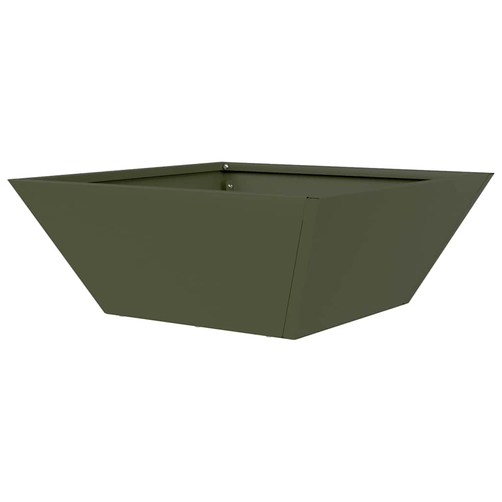 Tuin Bloempot 5 pcs Olijf Groen 40 x 40 x 15 cm is nu te koop bij PeponiXL, paradijselijk wonen!