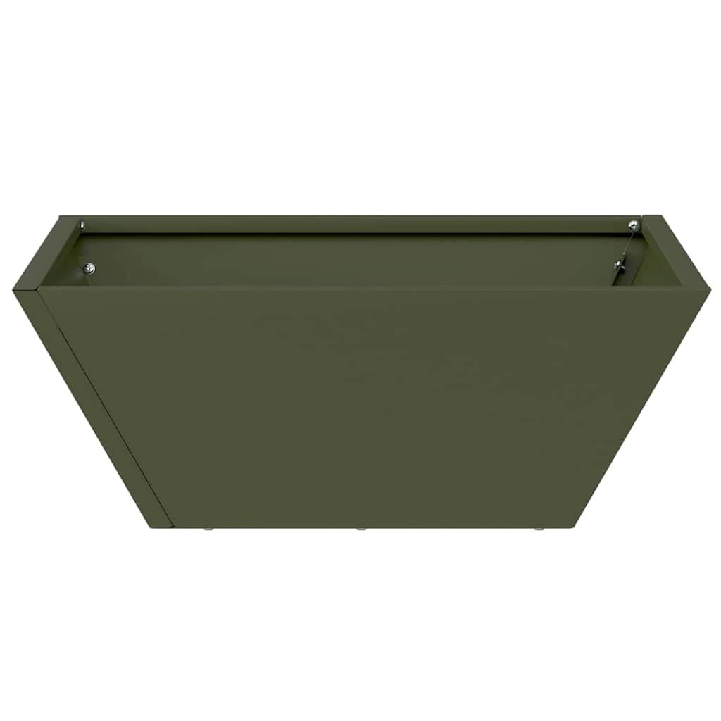 Tuin Bloempot 5 pcs Olijf Groen 40 x 40 x 15 cm is nu te koop bij PeponiXL, paradijselijk wonen!