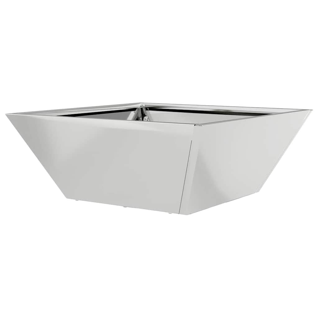 Tuin Bloempot 5 pcs Zilver 40 x 40 x 15 cm Gegalvaniseerd staal is nu te koop bij PeponiXL, paradijselijk wonen!