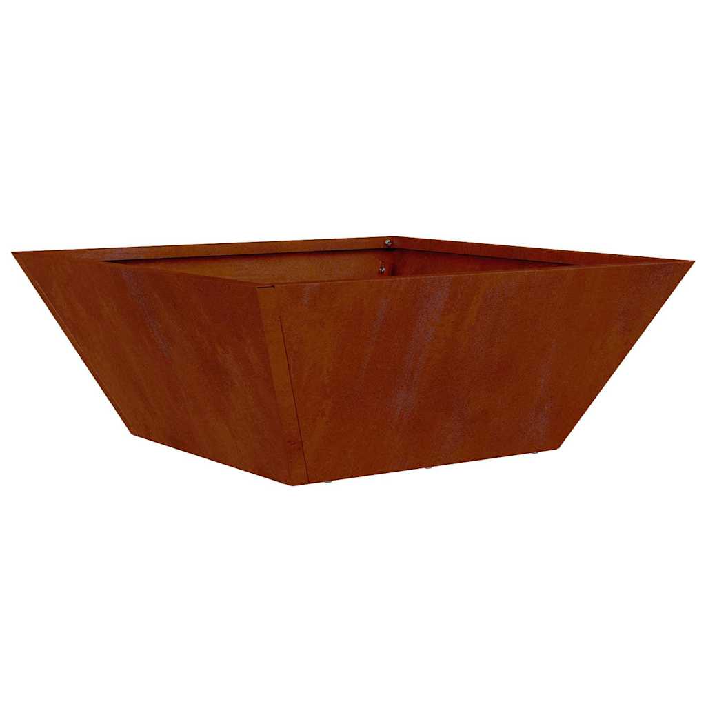 Tuin Bloempot Roestig 40 x 40 x 15 cm Cortenstaal is nu te koop bij PeponiXL, paradijselijk wonen!