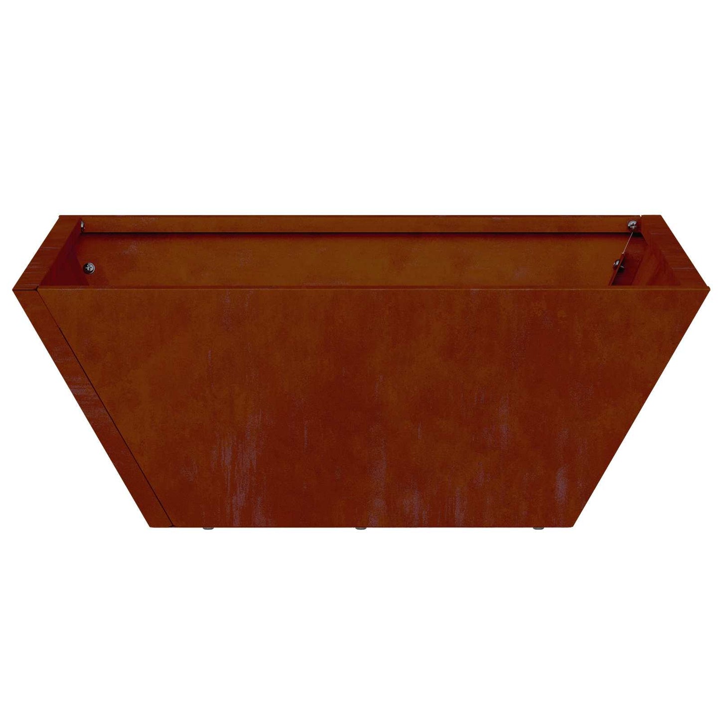 Tuin Bloempot Roestig 40 x 40 x 15 cm Cortenstaal is nu te koop bij PeponiXL, paradijselijk wonen!