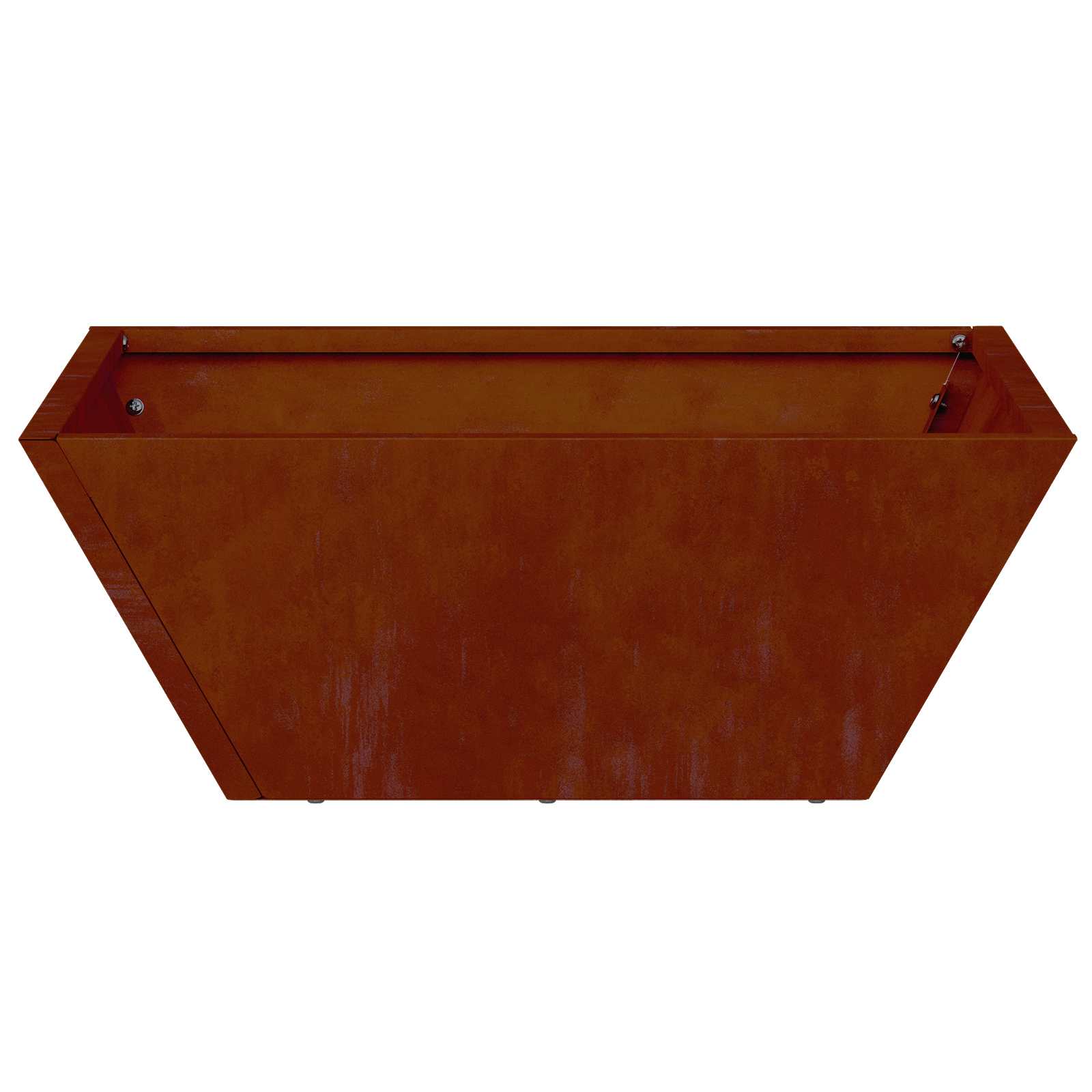Tuin Bloempot Roestig 40 x 40 x 15 cm Cortenstaal is nu te koop bij PeponiXL, paradijselijk wonen!