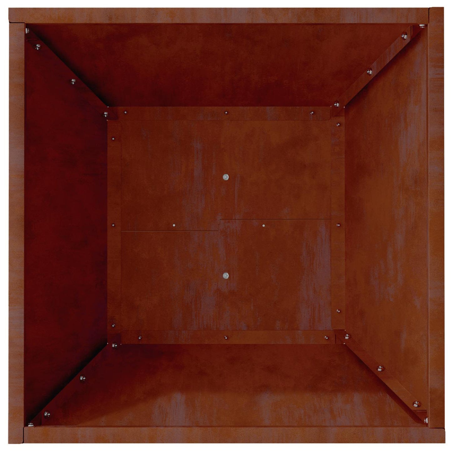 Tuin Bloempot Roestig 40 x 40 x 15 cm Cortenstaal is nu te koop bij PeponiXL, paradijselijk wonen!