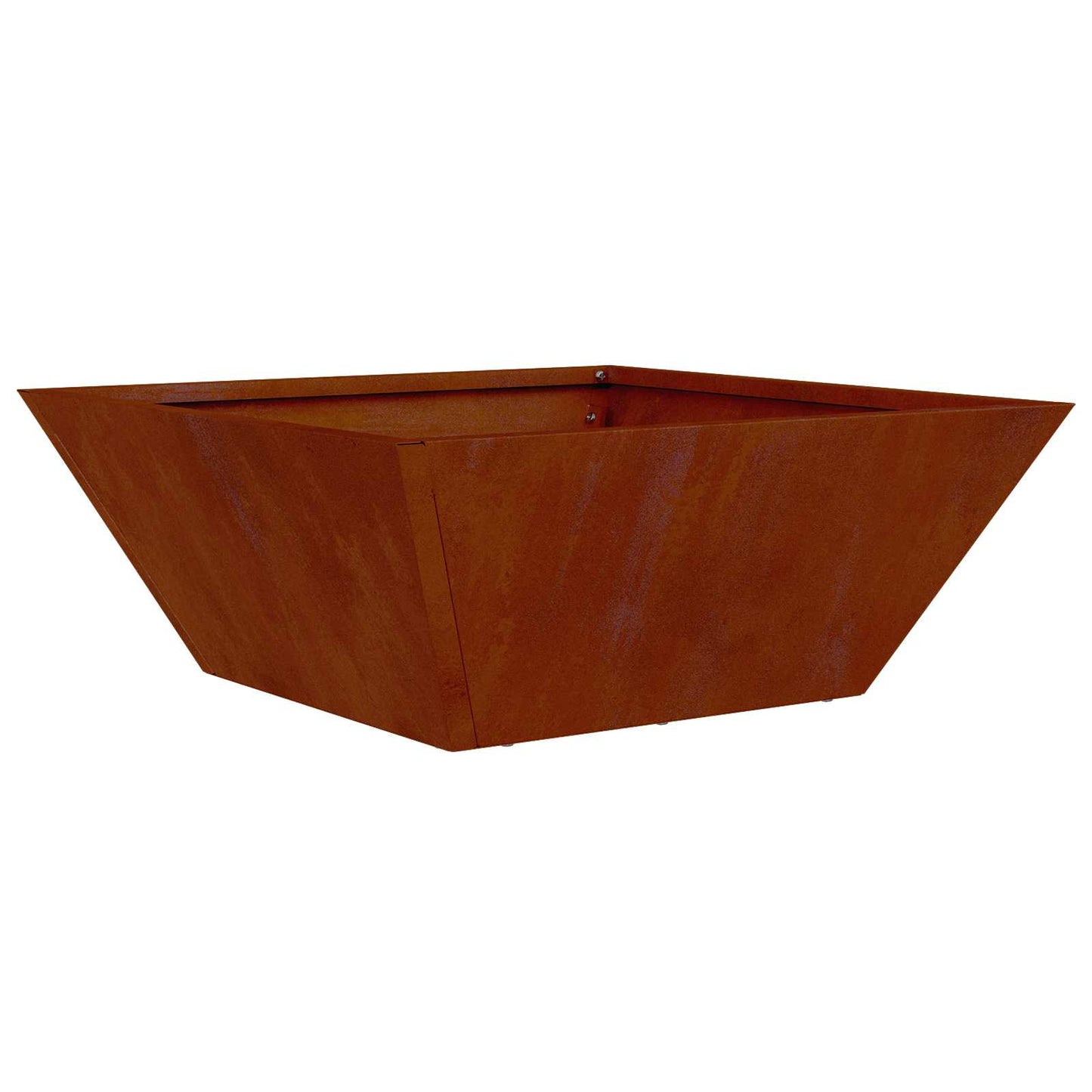 Tuin Bloempot 5 pcs Roestig 40 x 40 x 15 cm Cortenstaal is nu te koop bij PeponiXL, paradijselijk wonen!