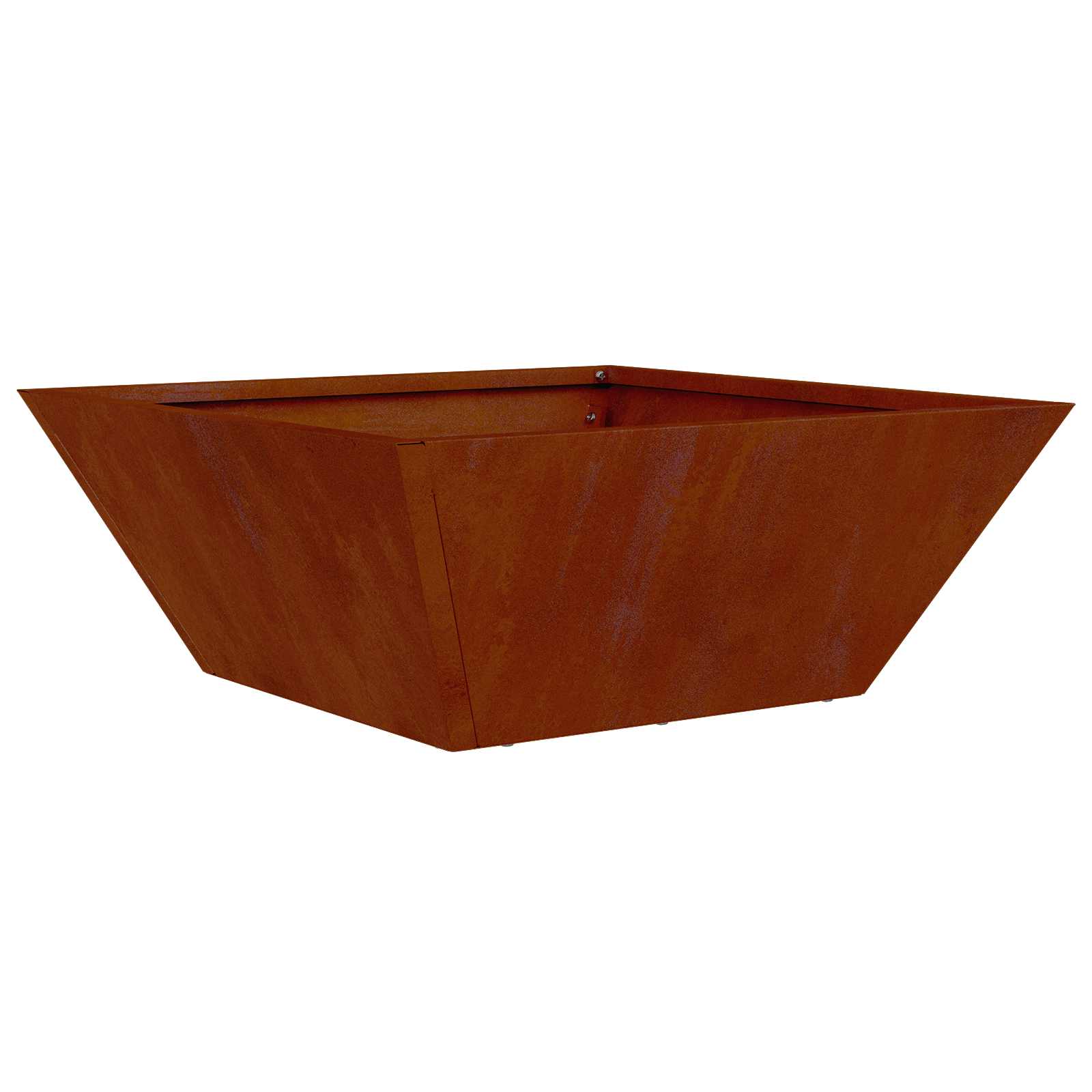Tuin Bloempot 5 pcs Roestig 40 x 40 x 15 cm Cortenstaal is nu te koop bij PeponiXL, paradijselijk wonen!
