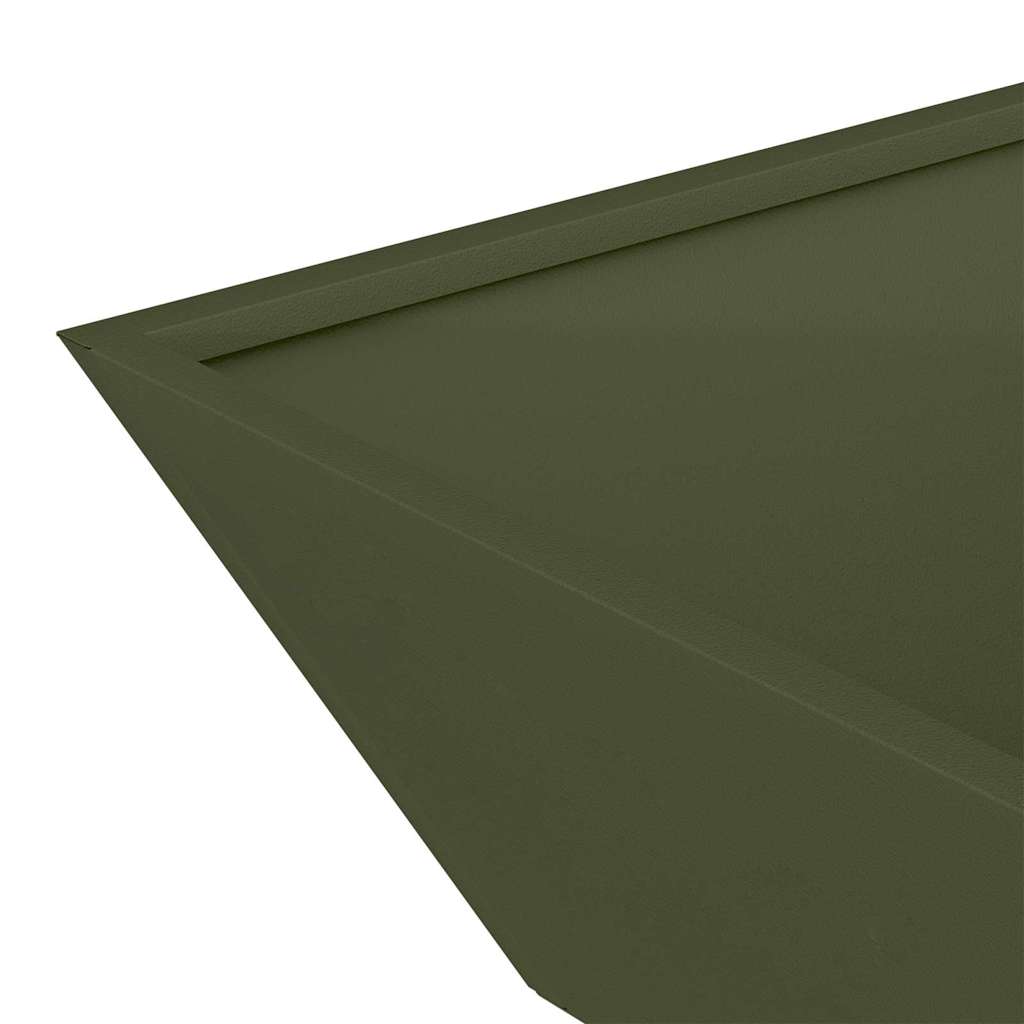 Tuin Bloempot 5 pcs Olijf Groen 50 x 50 x 15 cm is nu te koop bij PeponiXL, paradijselijk wonen!