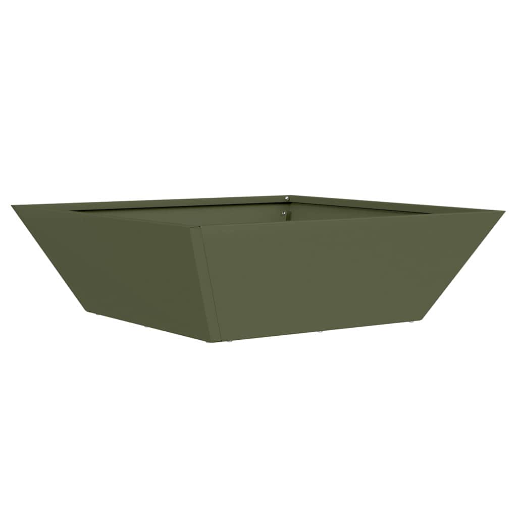 Tuin Bloempot 5 pcs Olijf Groen 50 x 50 x 15 cm is nu te koop bij PeponiXL, paradijselijk wonen!