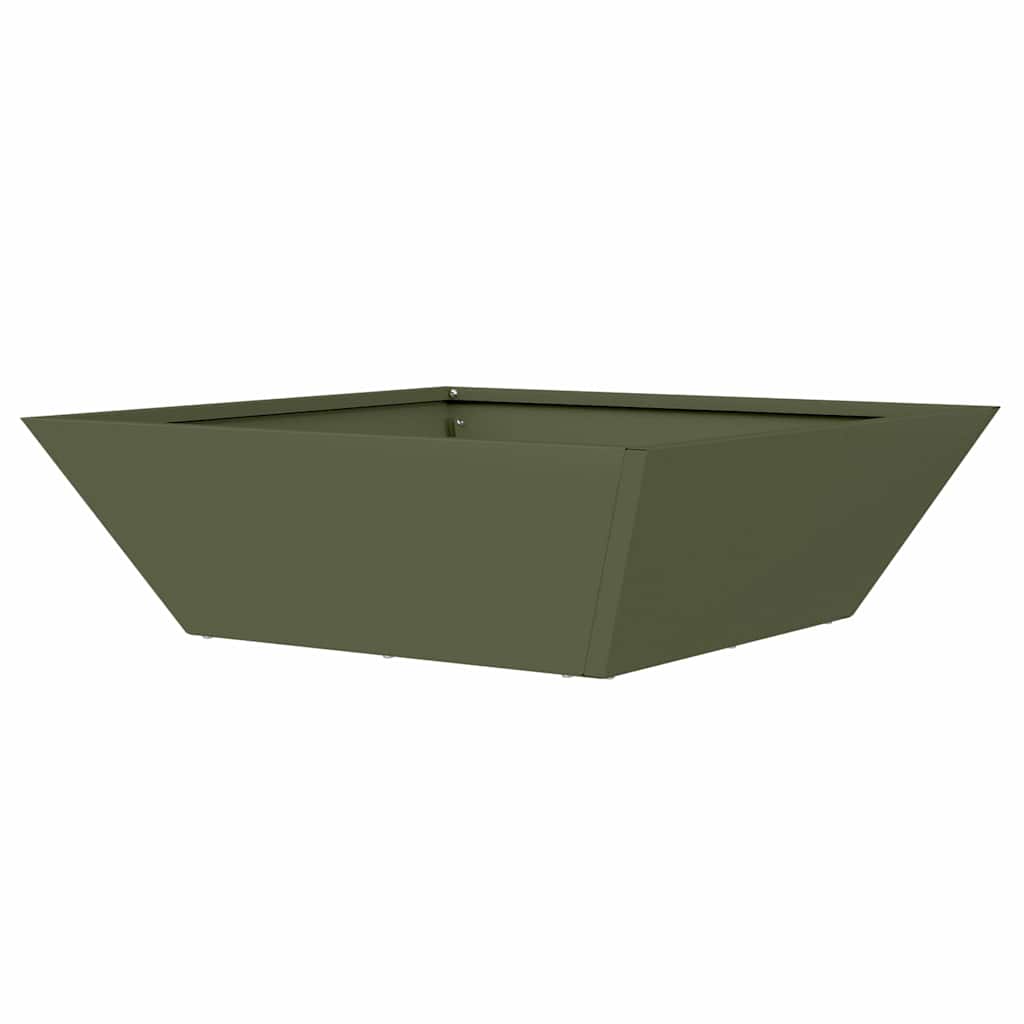 Tuin Bloempot 5 pcs Olijf Groen 50 x 50 x 15 cm is nu te koop bij PeponiXL, paradijselijk wonen!