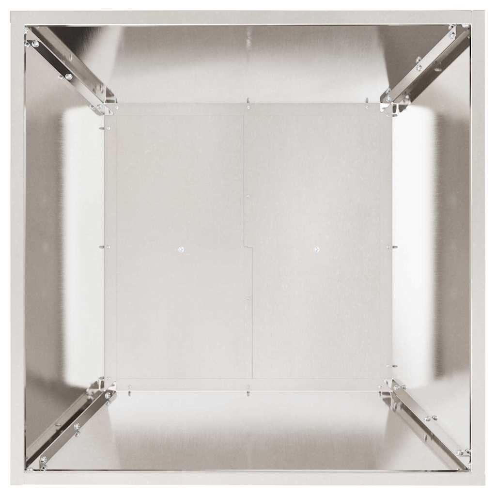 Tuin Bloempot Zilver 50 x 50 x 15 cm Roestvrij staal is nu te koop bij PeponiXL, paradijselijk wonen!