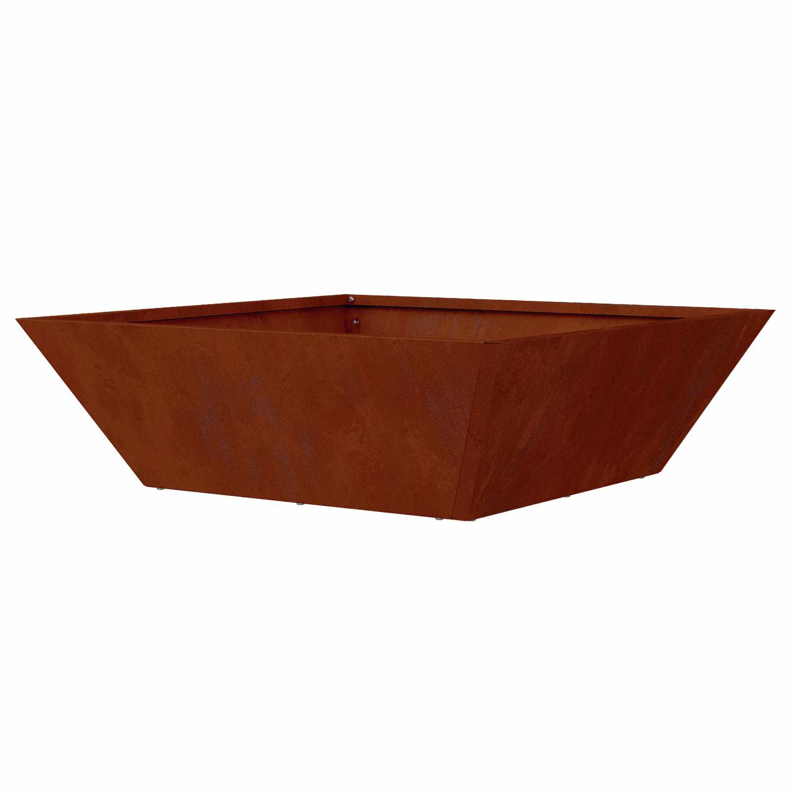 Tuin Bloempot Roestig 50 x 50 x 15 cm Cortenstaal is nu te koop bij PeponiXL, paradijselijk wonen!