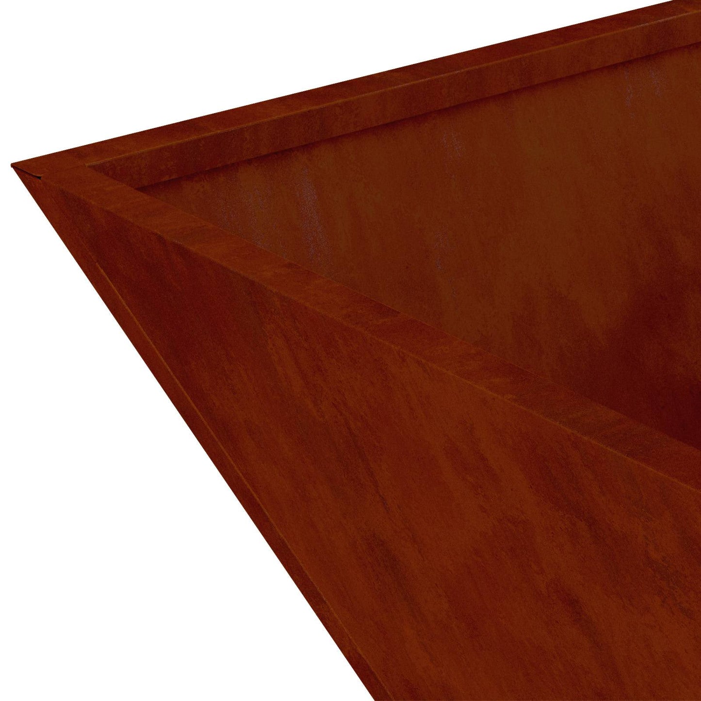 Tuin Bloempot 5 pcs Roestig 50 x 50 x 15 cm Cortenstaal is nu te koop bij PeponiXL, paradijselijk wonen!