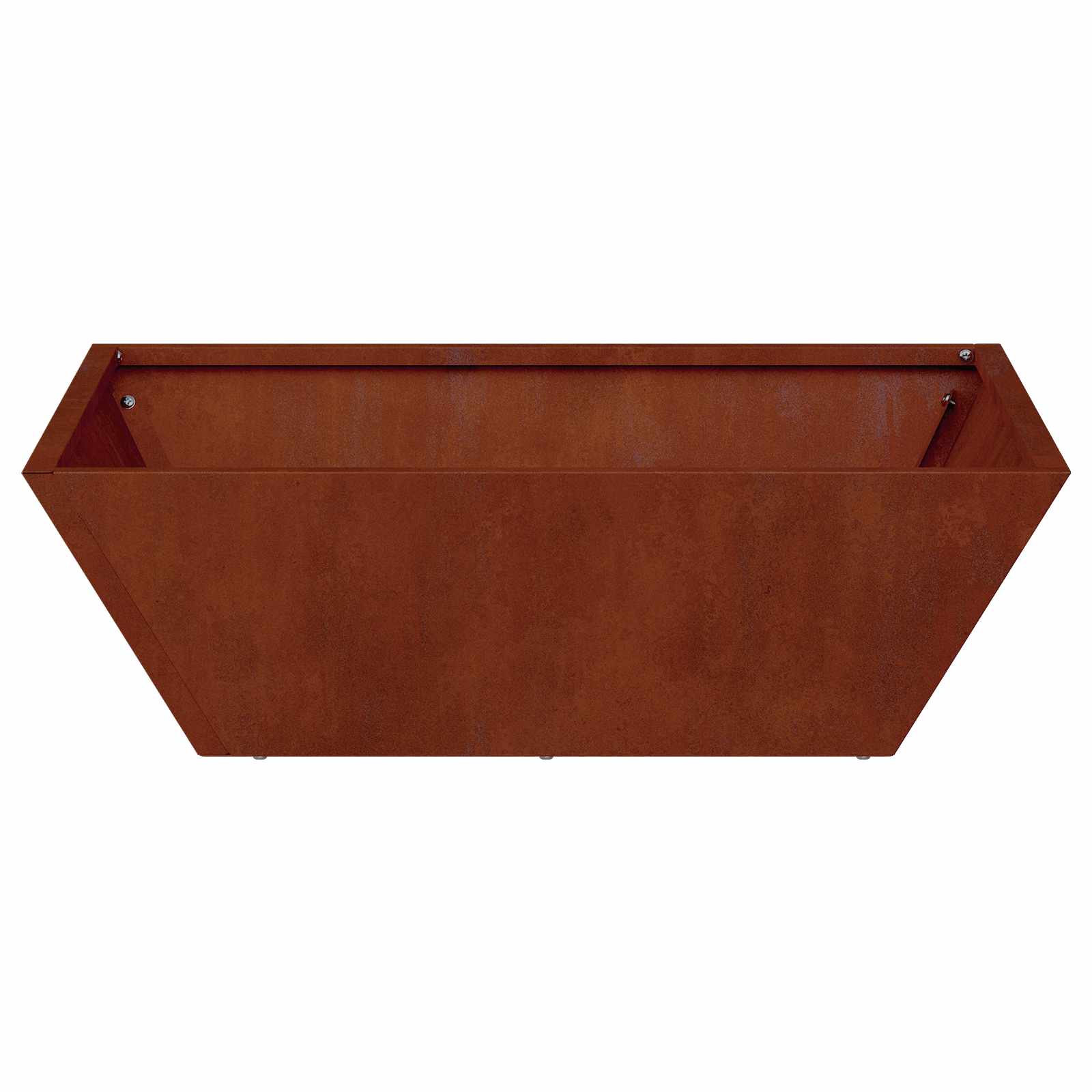 Tuin Bloempot 5 pcs Roestig 50 x 50 x 15 cm Cortenstaal is nu te koop bij PeponiXL, paradijselijk wonen!