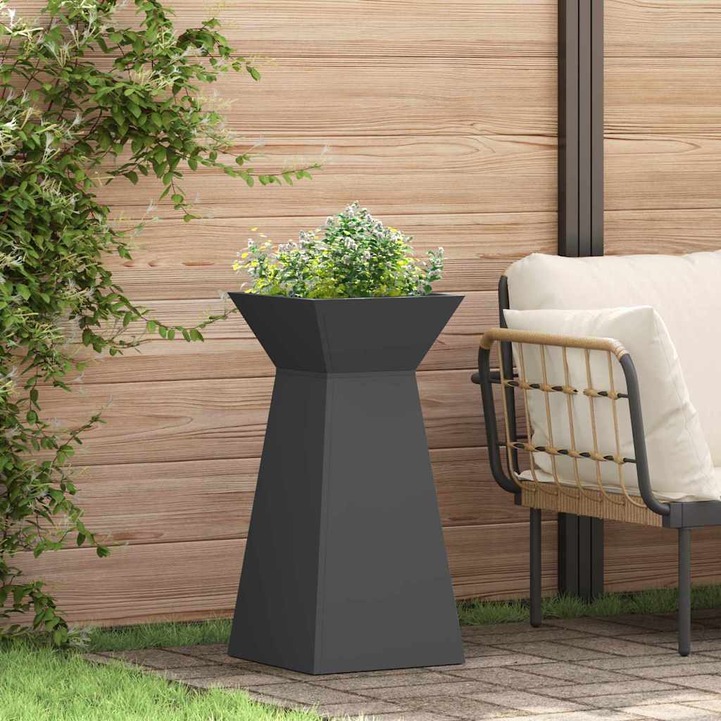 Pilaar Plantenbak Zwart 35 x 35 x 73 cm is nu te koop bij PeponiXL, paradijselijk wonen!