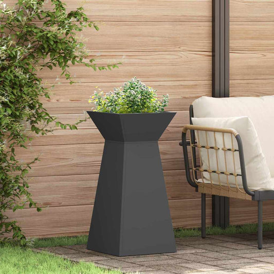 Pilaar Plantenbak Zwart 35 x 35 x 73 cm is nu te koop bij PeponiXL, paradijselijk wonen!