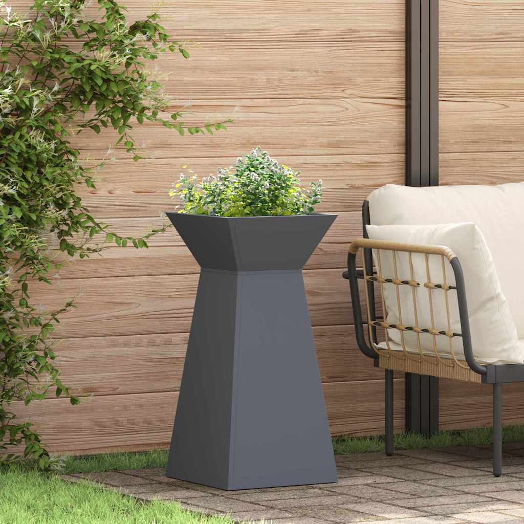 Pilaar Plantenbak Antraciet 35 x 35 x 73 cm is nu te koop bij PeponiXL, paradijselijk wonen!