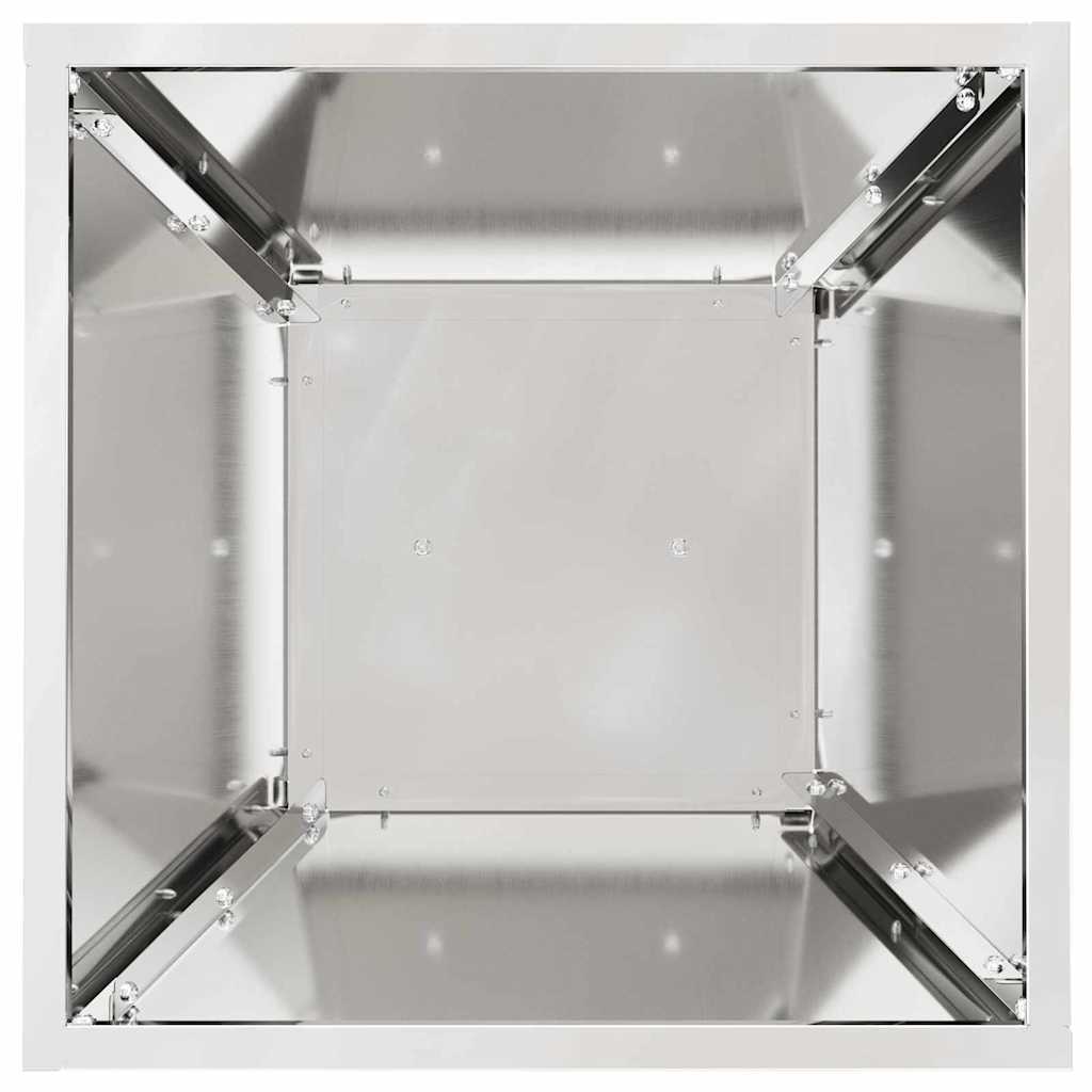 Pilaar Plantenbak Zilver 35 x 35 x 73 cm is nu te koop bij PeponiXL, paradijselijk wonen!