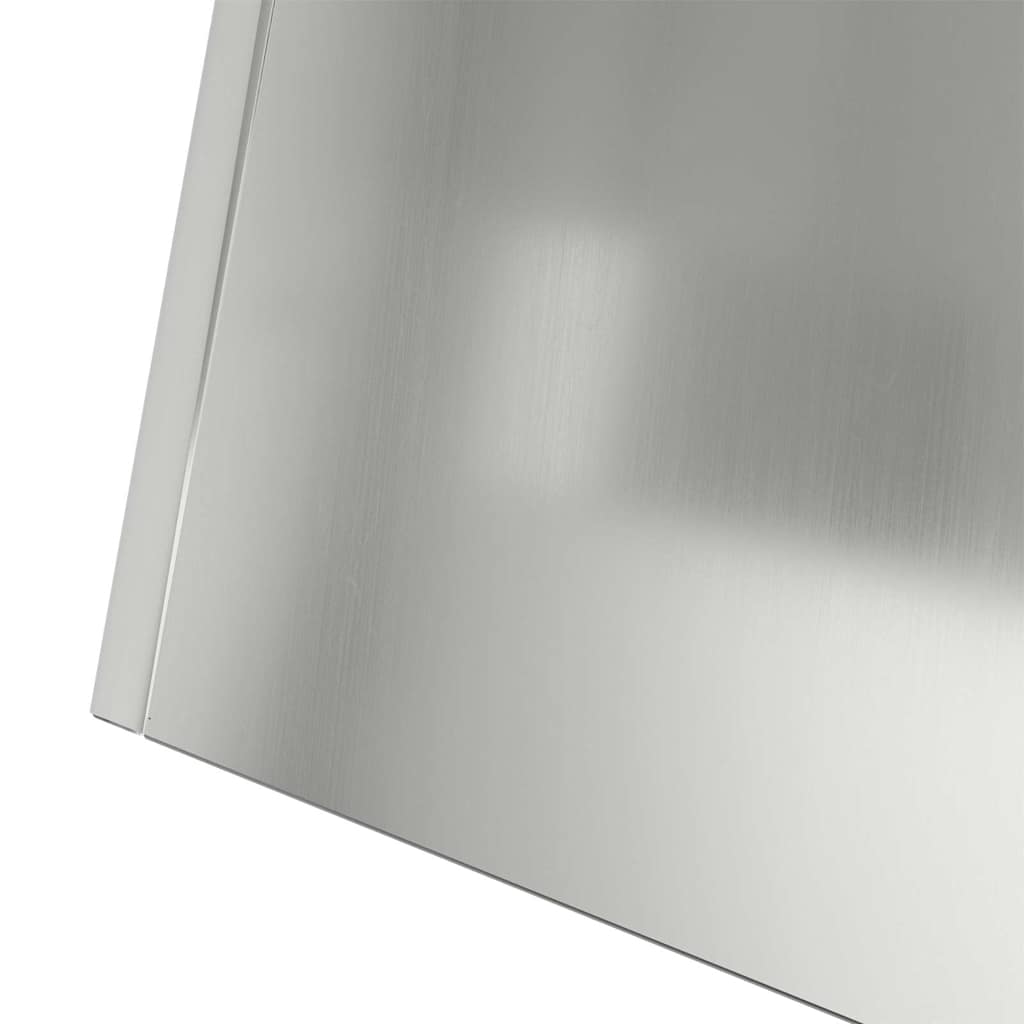 Pilaar Plantenbak 2 pcs Zilver 35 x 35 x 73 cm is nu te koop bij PeponiXL, paradijselijk wonen!
