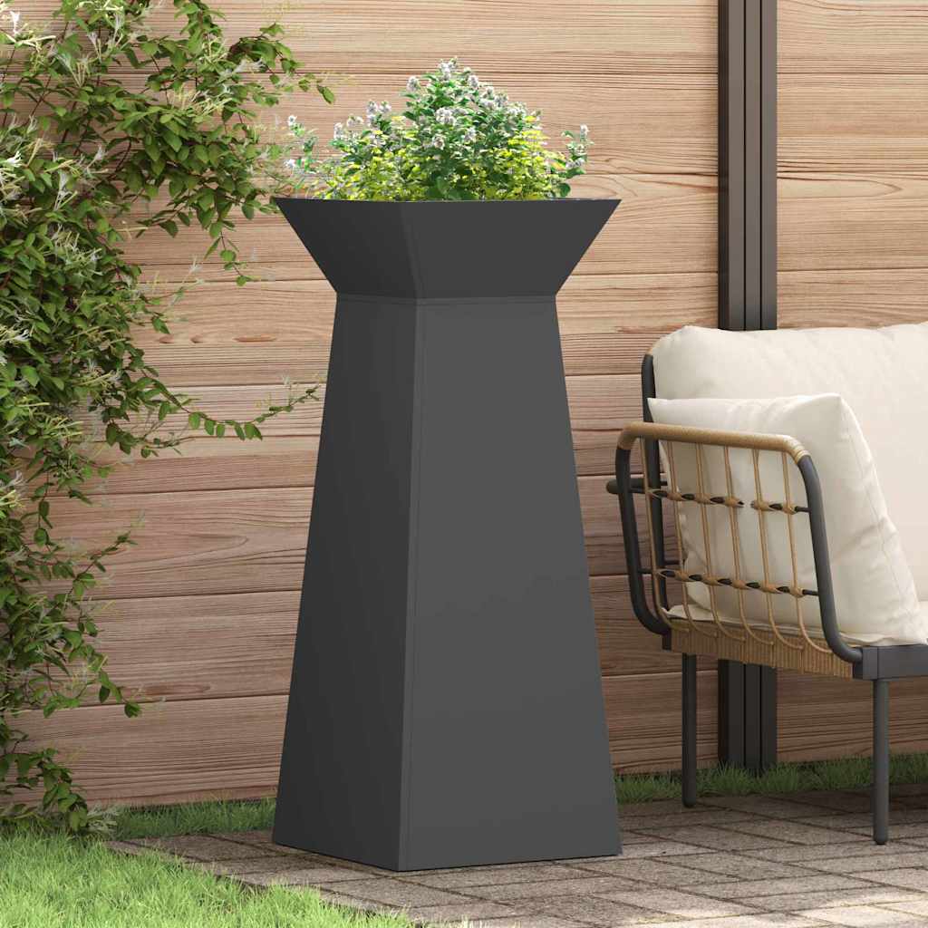 Pilaar Plantenbak Zwart 40 x 40 x 100 cm is nu te koop bij PeponiXL, paradijselijk wonen!