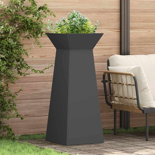 Pilaar Plantenbak Zwart 40 x 40 x 100 cm is nu te koop bij PeponiXL, paradijselijk wonen!