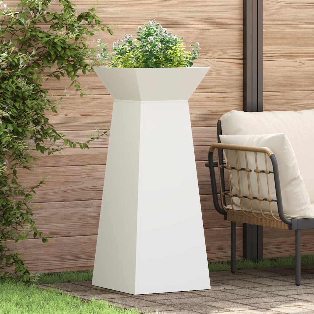 Pilaar Plantenbak Wit 40 x 40 x 100 cm is nu te koop bij PeponiXL, paradijselijk wonen!