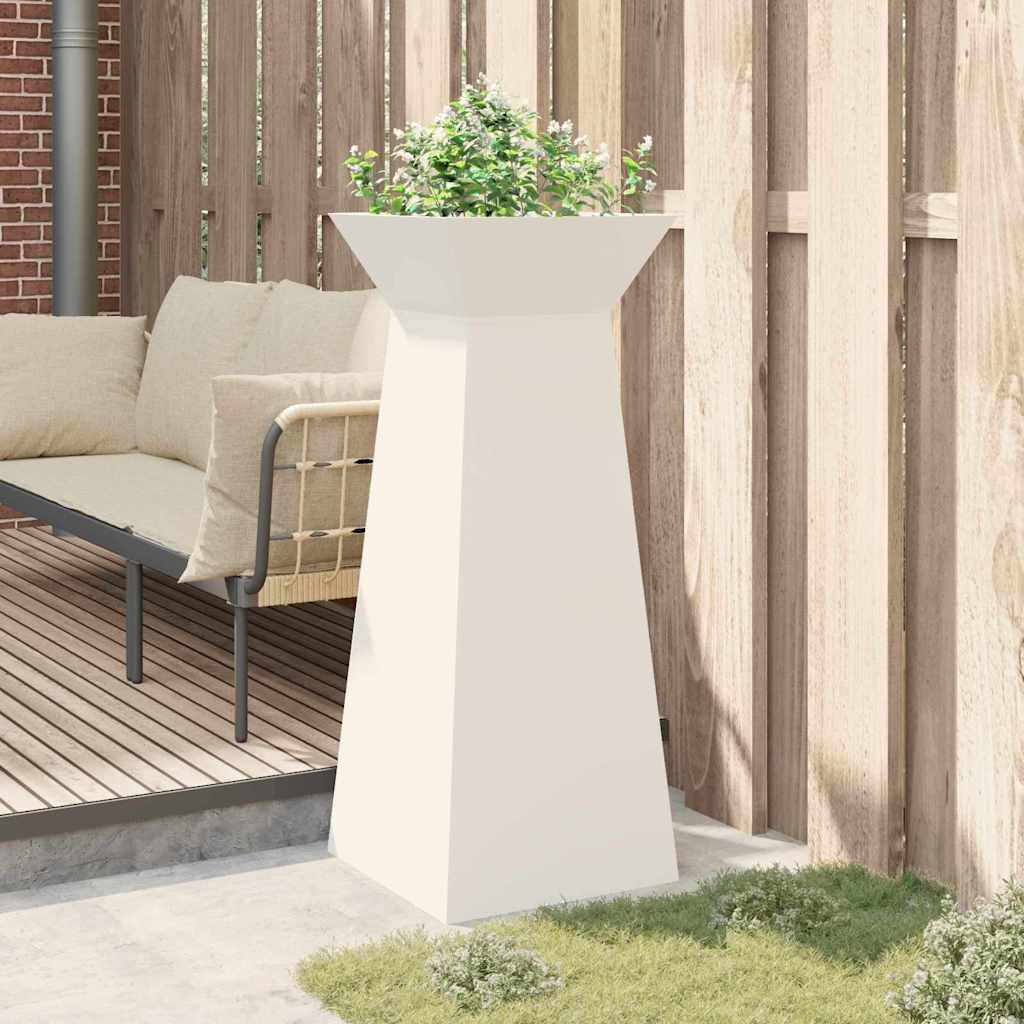 Pilaar Plantenbak Wit 40 x 40 x 100 cm is nu te koop bij PeponiXL, paradijselijk wonen!