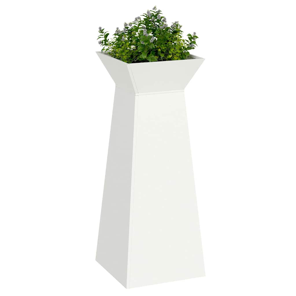 Pilaar Plantenbak Wit 40 x 40 x 100 cm is nu te koop bij PeponiXL, paradijselijk wonen!