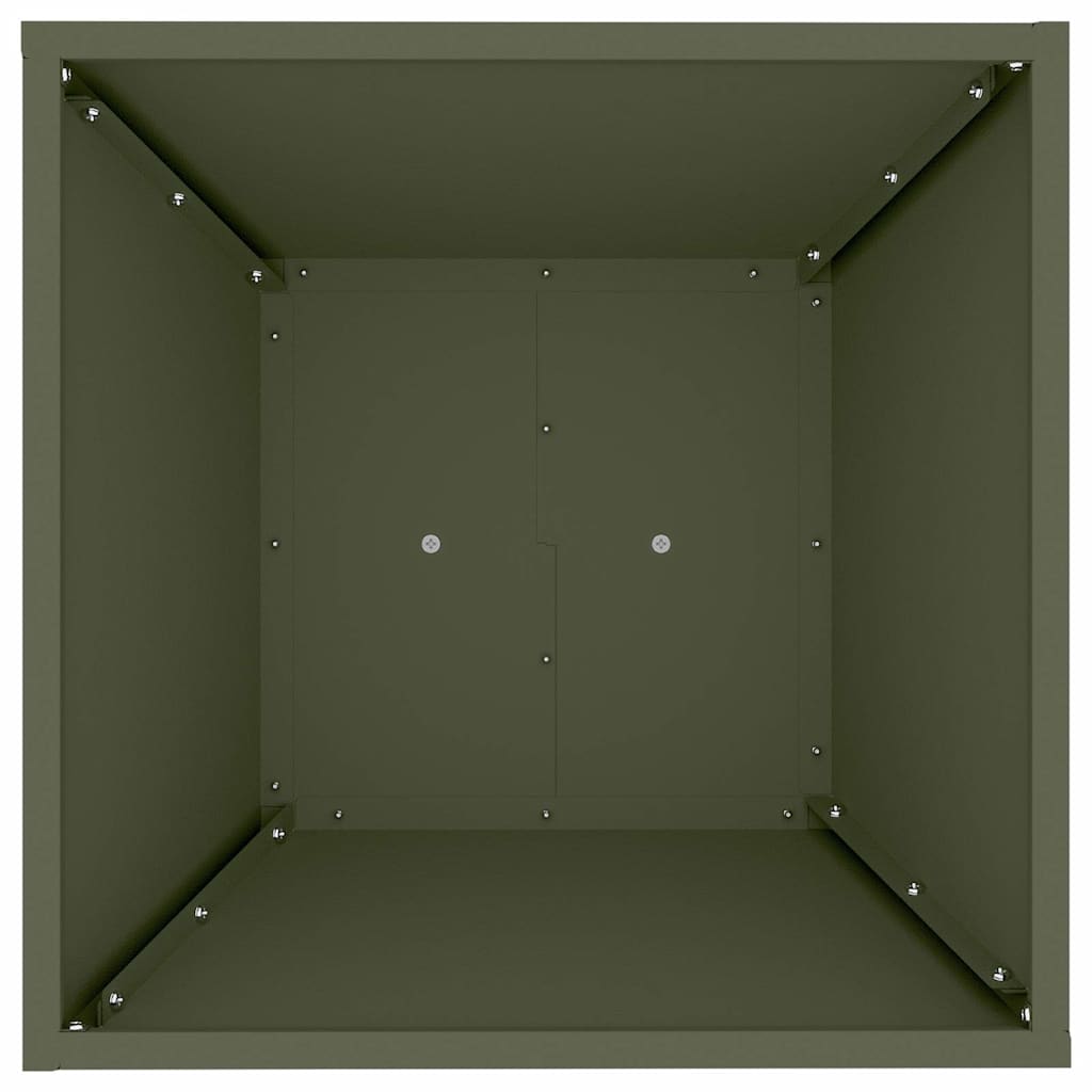 Pilaar Plantenbak Olijfgroen 40 x 40 x 100 cm is nu te koop bij PeponiXL, paradijselijk wonen!