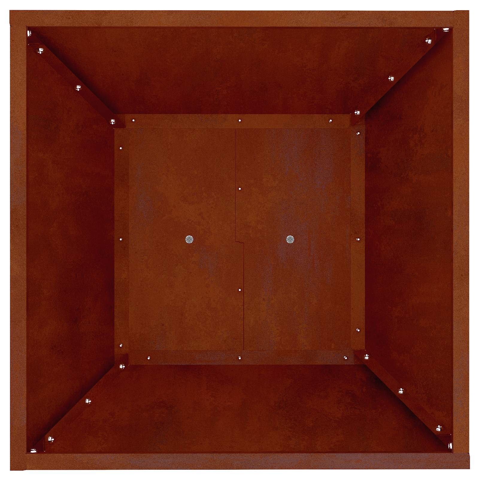 Pilaar Plantenbak Zilver 40 x 40 x 100 cm is nu te koop bij PeponiXL, paradijselijk wonen!