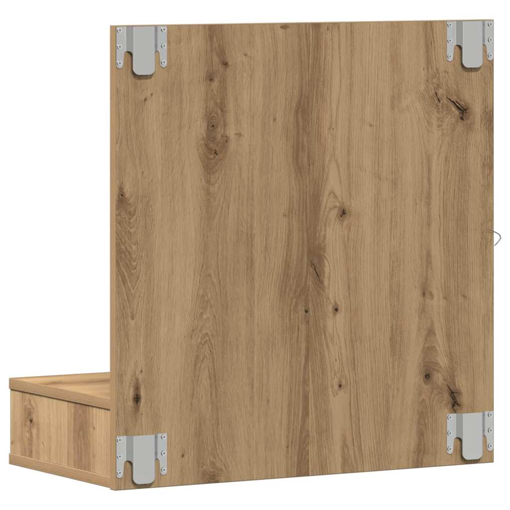 Spiegelkast Artisan Eiken 60 x 31,5 x 62 cm Bewerkt hout is nu te koop bij PeponiXL, paradijselijk wonen!