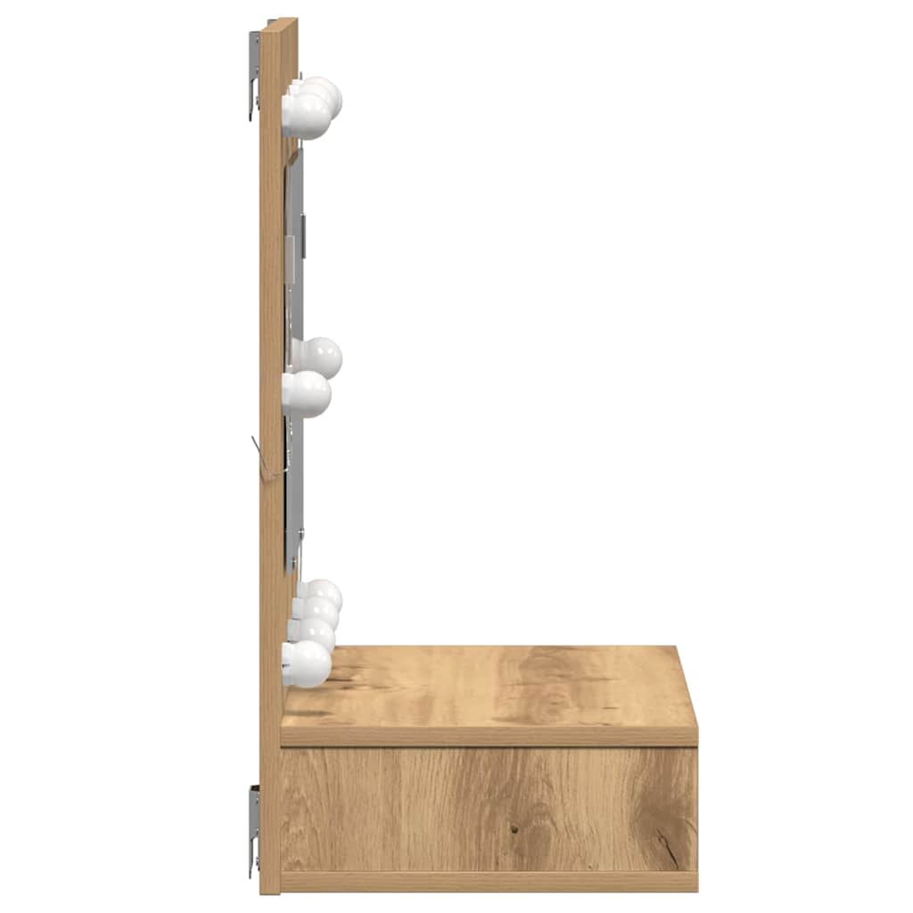 Spiegelkast Artisan Eiken 60 x 31,5 x 62 cm Bewerkt hout is nu te koop bij PeponiXL, paradijselijk wonen!