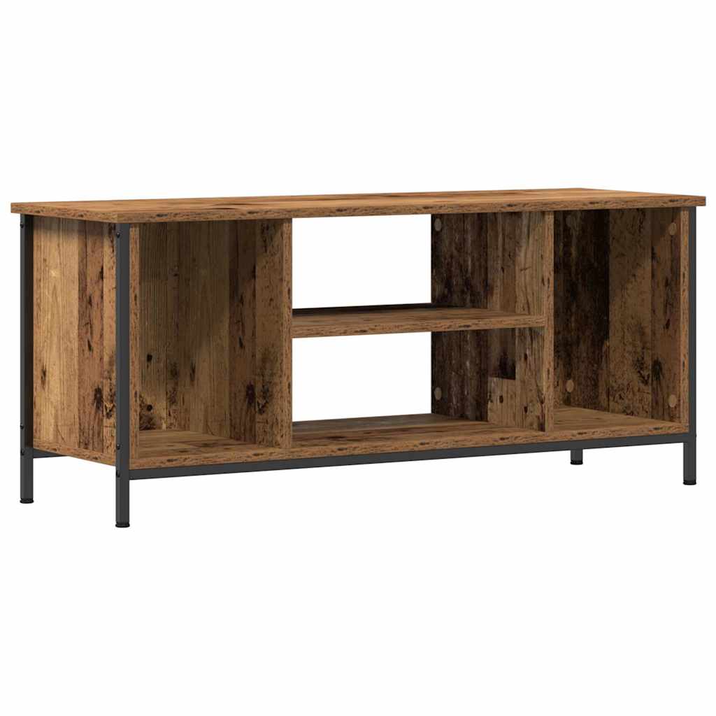 TV-kast Oud Hout 102 x 35 x 45 cm Bewerkt hout is nu te koop bij PeponiXL, paradijselijk wonen!