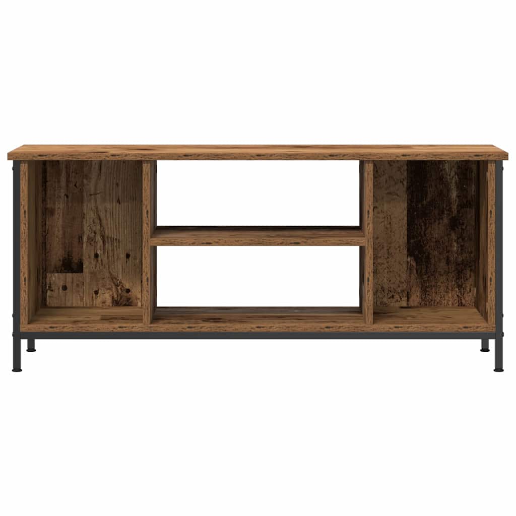 TV-kast Oud Hout 102 x 35 x 45 cm Bewerkt hout is nu te koop bij PeponiXL, paradijselijk wonen!