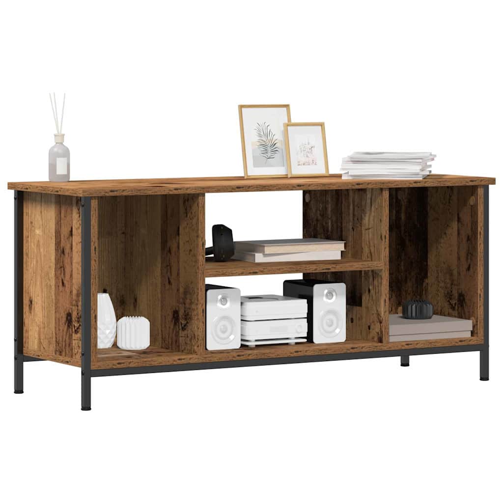 TV-kast Oud Hout 102 x 35 x 45 cm Bewerkt hout is nu te koop bij PeponiXL, paradijselijk wonen!