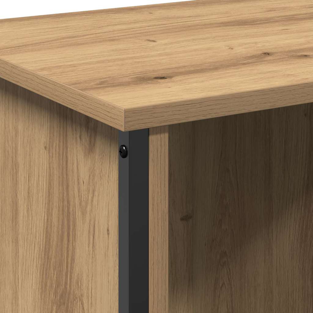 TV-kast Artisan Eiken 102 x 35 x 45 cm Bewerkt hout is nu te koop bij PeponiXL, paradijselijk wonen!