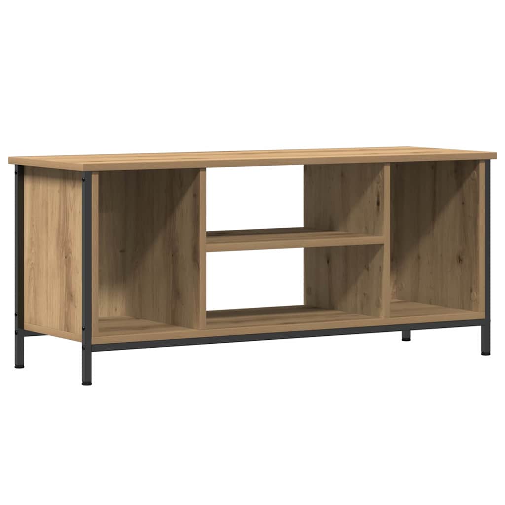 TV-kast Artisan Eiken 102 x 35 x 45 cm Bewerkt hout is nu te koop bij PeponiXL, paradijselijk wonen!