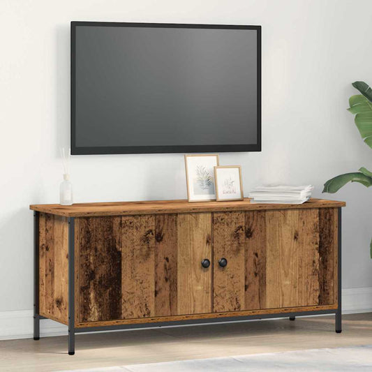 TV-kast Oud Hout 100 x 35 x 45 cm Bewerkt hout is nu te koop bij PeponiXL, paradijselijk wonen!