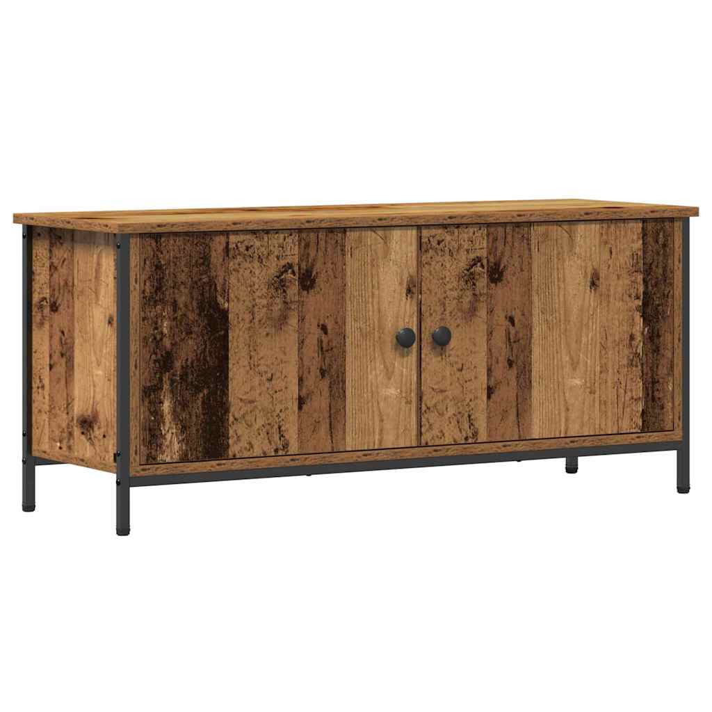 TV-kast Oud Hout 100 x 35 x 45 cm Bewerkt hout is nu te koop bij PeponiXL, paradijselijk wonen!