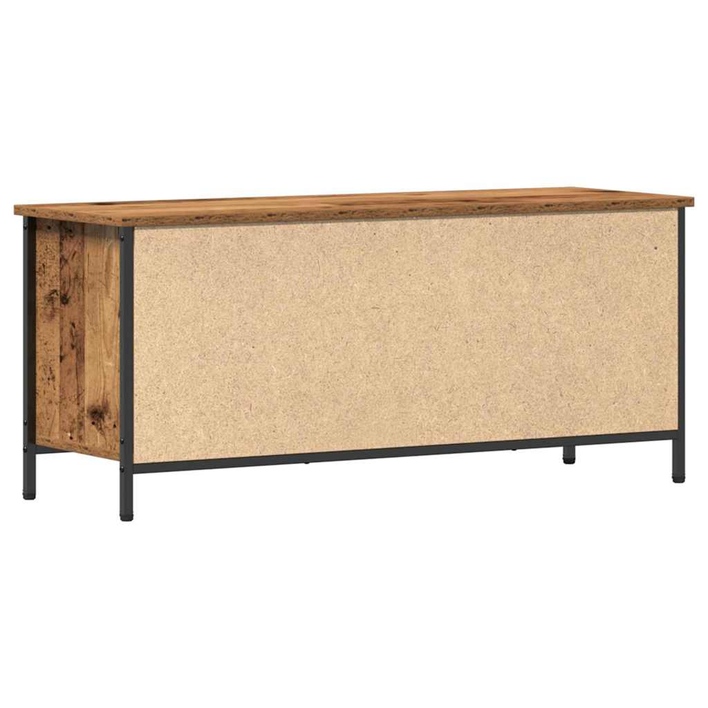 TV-kast Oud Hout 100 x 35 x 45 cm Bewerkt hout is nu te koop bij PeponiXL, paradijselijk wonen!