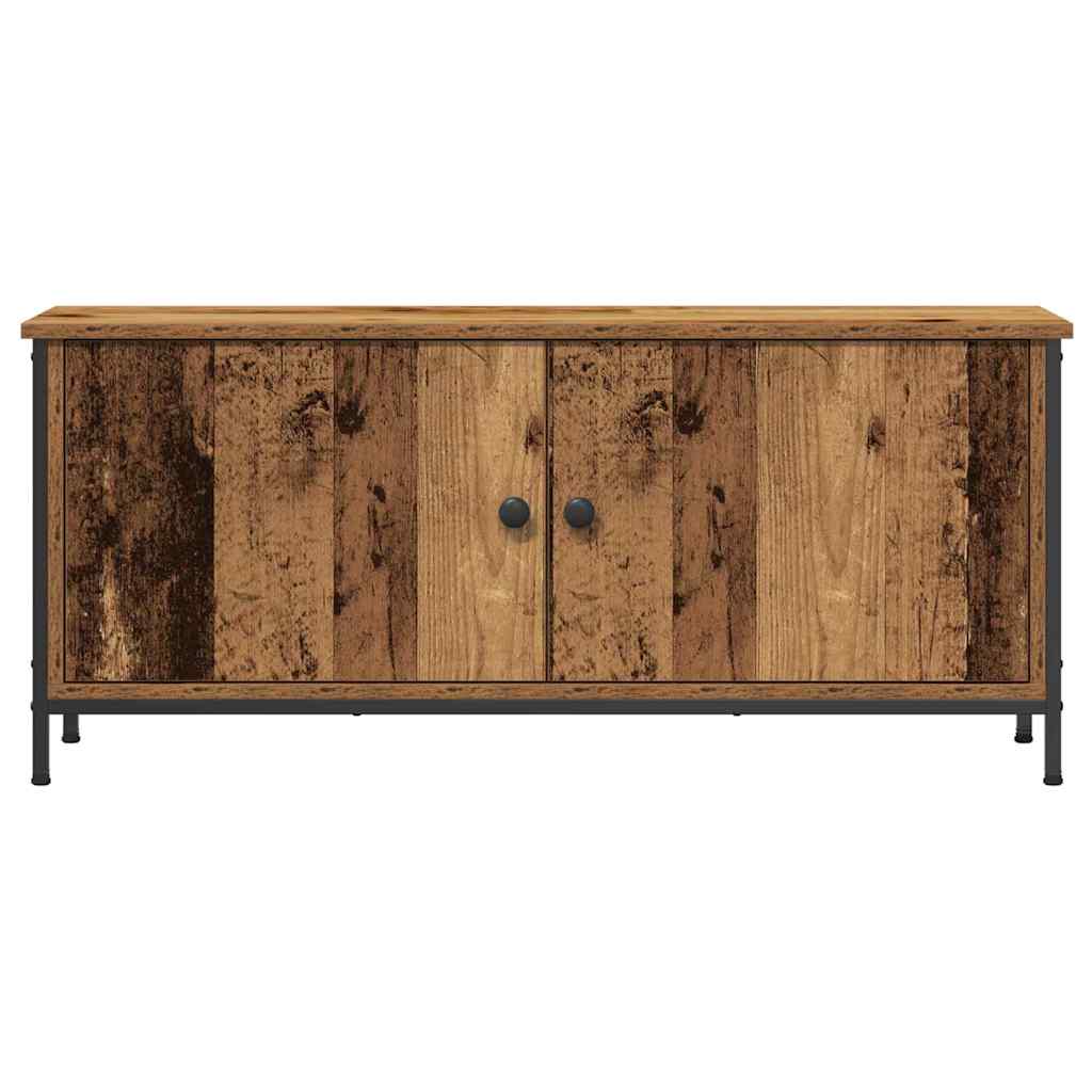 TV-kast Oud Hout 100 x 35 x 45 cm Bewerkt hout is nu te koop bij PeponiXL, paradijselijk wonen!