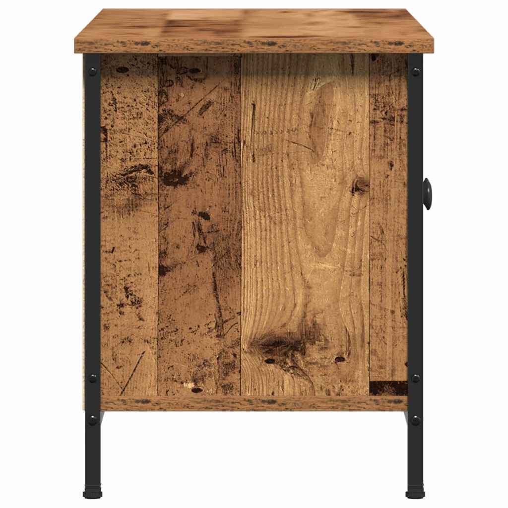 TV-kast Oud Hout 100 x 35 x 45 cm Bewerkt hout is nu te koop bij PeponiXL, paradijselijk wonen!