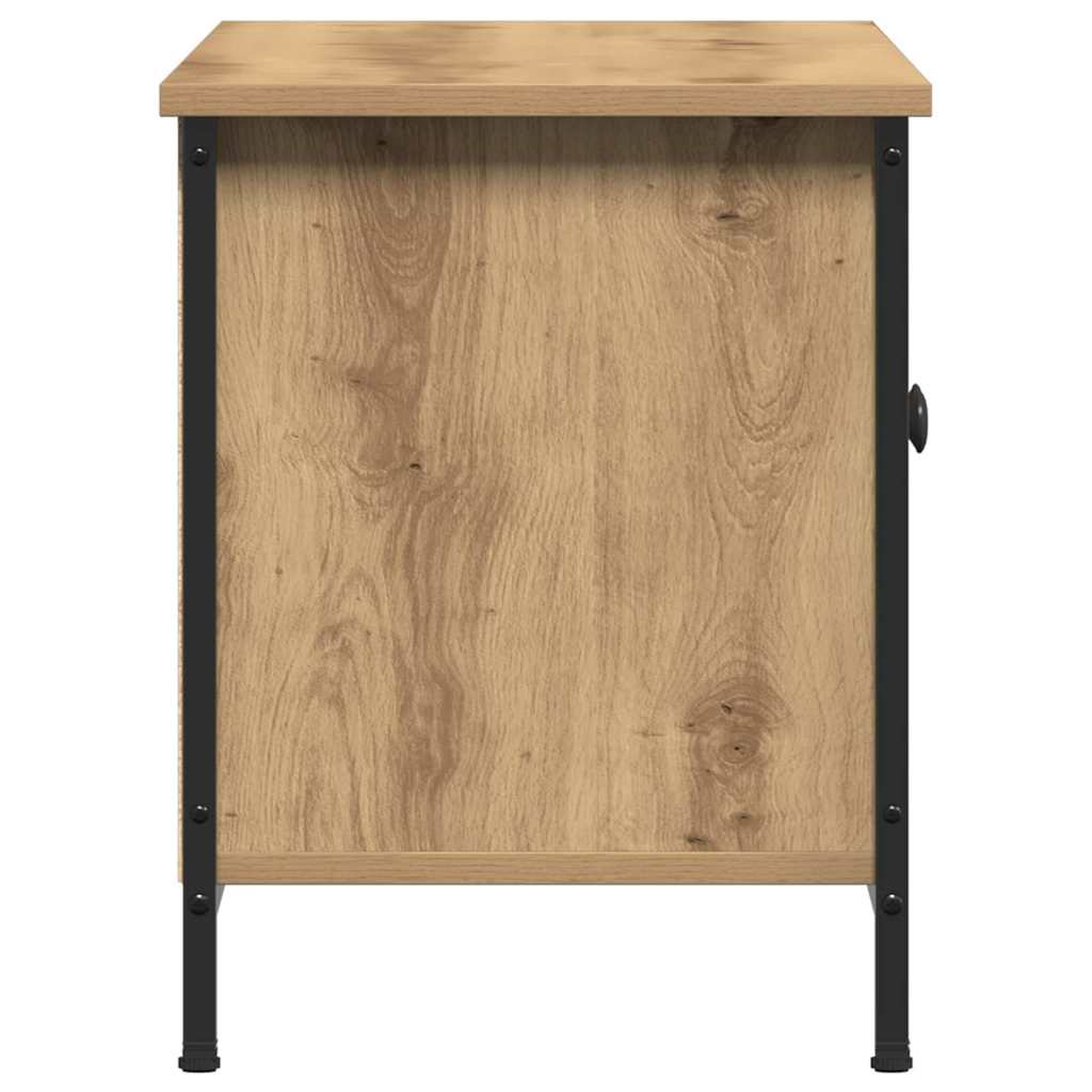 TV-kast Artisan Eiken 100 x 35 x 45 cm Bewerkt hout is nu te koop bij PeponiXL, paradijselijk wonen!