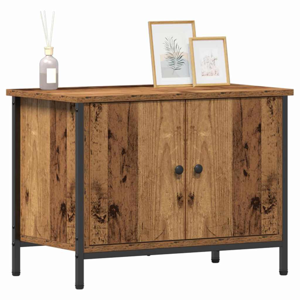 TV-kast Oud Hout 60 x 35 x 45 cm Bewerkt hout is nu te koop bij PeponiXL, paradijselijk wonen!